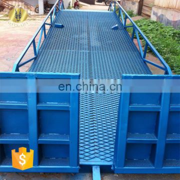 7LYQ Shandong SevenLift adjustable mobile forklift loading used mobile yard ramp for sale