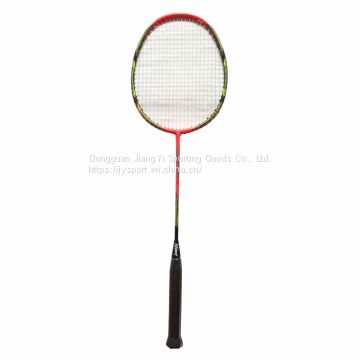 Carbon fiber badminton racket  with cover OEM factory custom acceptable
