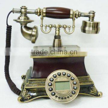 European antique polyresin decorative old-fashioned telephone