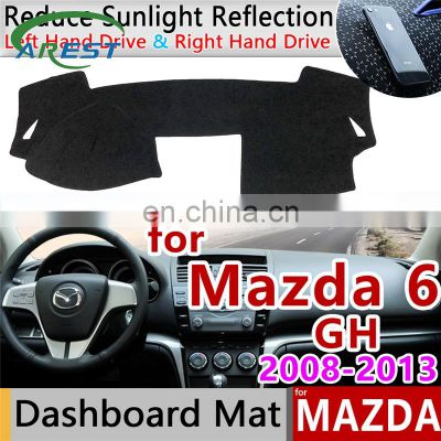 for Mazda 6 2008~2013 GH Anti-Slip Mat Dashboard Cover Pad Sunshade Dashmat Protect Accessories Atenza 2009 2010 2011 2012 Wagon