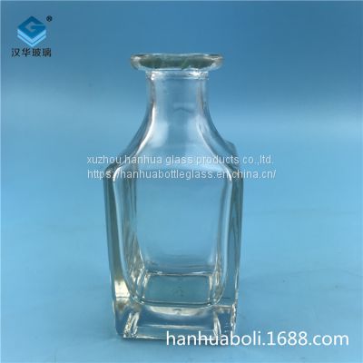 Manufacturer direct selling 140ml square aromatherapy glass bottle Non fire rattan glass aromatherapy bottle