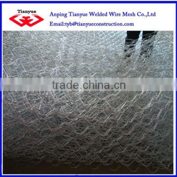 hot dipped galvanized 1/2 inch double twist hexagonal wire mesh