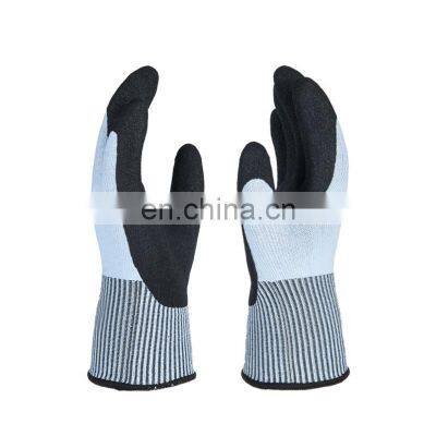 Hot selling Cut Resistant Gloves with Foam Nitrile Coating work safety garden glove