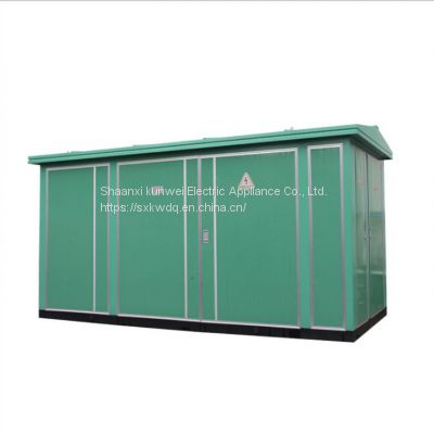 Outdoor Power Distribution Transformer Compact Box Type Prefabricated Combined Substation