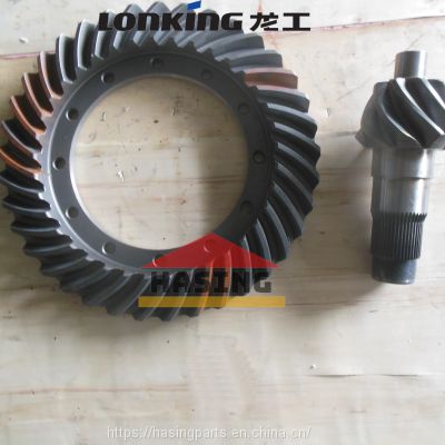 LONKING CDM835E CDM856 loader LG50F.04309A-310A Spiral bevel pair hasing  excavator grader spare parts