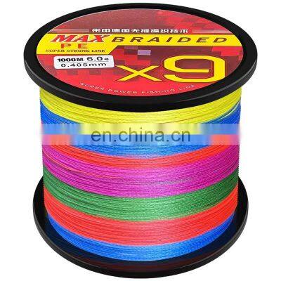 long line fishing Wear well Non-explosive wire Long Service Life X8 pe line Fine Weave It does not fade. It is softer