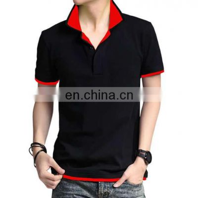 Online shopping wholesale 100% cotton polo shirt for men new design high quality plain polo shirts