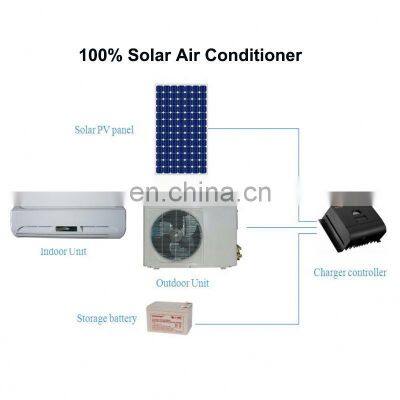 9.6 EER 9000 12000 18000 24000 Btu Hourshold Split Type Solar Airconditioner Off Grid