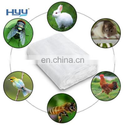 Professional agriculture nets manufacturer HDPE garden insect netting transparent/white insect mesh netting