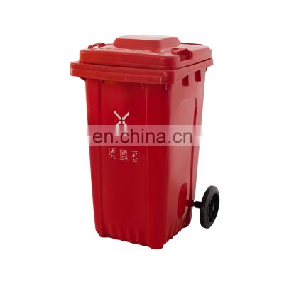 100 Liter outdoor plastic recycling waste bin manufacturers