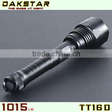 DAKSTAR TT16D 1015LM CREE XML T6 18650 Superbright Constant Brightness Police Rechargeable Aluminum LED Torch