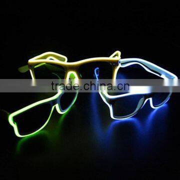 EL Light up Flashing Wire Framed Sunglasses for Parties