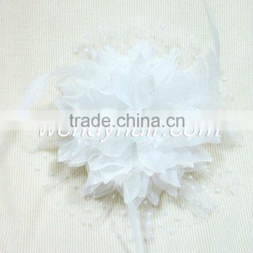 fashion white flower hair accessories