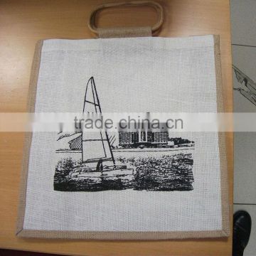 2013 Fashion promotion printing hessian package bag