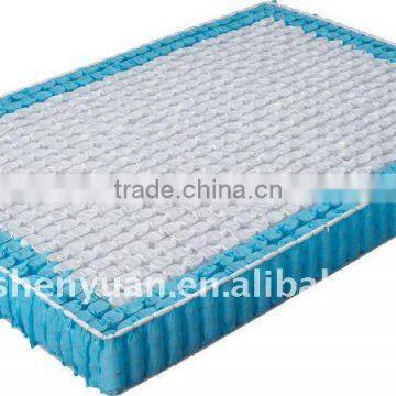 Round hardened pocket spring mattress