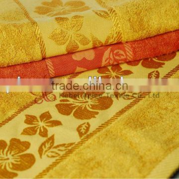 Eco-friendly yellow bamboo home textiles