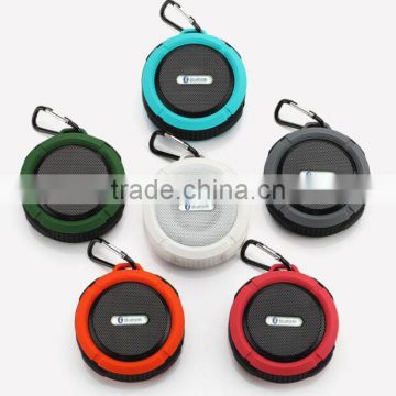 2016 best selling c6 mini portable wireless waterpeoof bluetooth outdoor speaker
