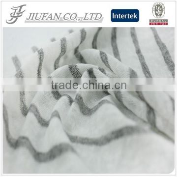 Jiufan Textile 2015 Hot Sale Hacci Polyester Rayon Fabric For Garment