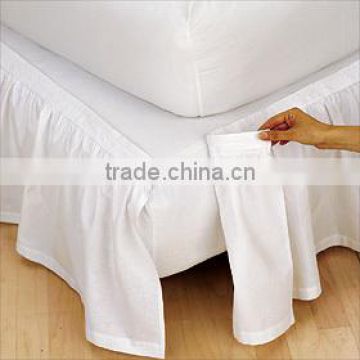 100% bleached brushed polyester quilted soft fabric for hotel bed sheet bed spread china