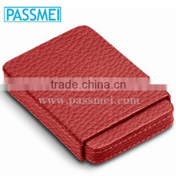 Genuine Leather Sliding Two-parts Case for Business Cards