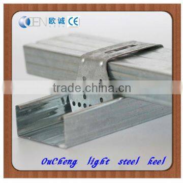 Suspended metal galvanized steel c channel ceiling grid