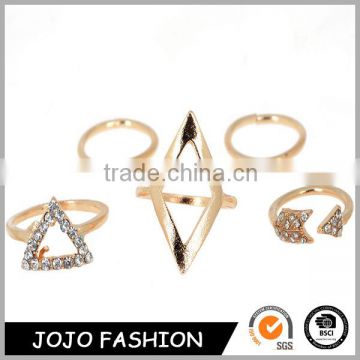 New Model Wedding Jewelry Set Diamond Gold Finger Ring