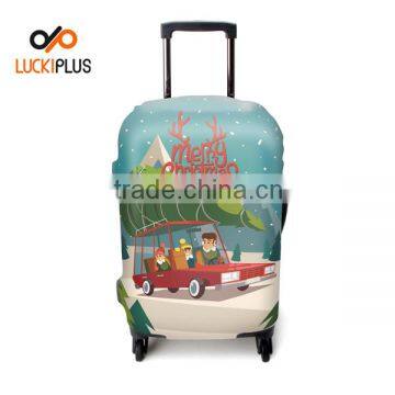 Luckiplus Unique Pattern Luggage Cover For Trolley Case Cover