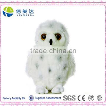 Hot sale cheap stuffed white owl toy OEM