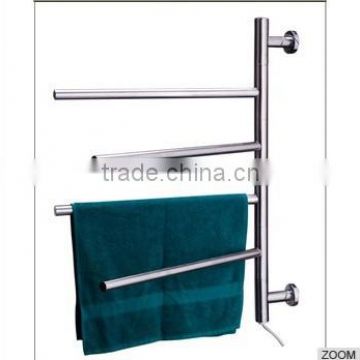 Modern bathroom heating accessories with towel rail
