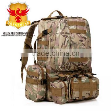 50L Camo Trekking Bag Military Camping mountain top backpack