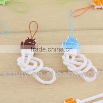 2013 factory wholesale price mobile phone charm strap