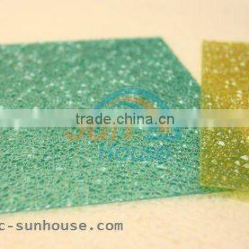 customized color diamond embossed plastic board