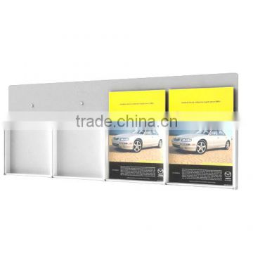 Aluminum-alloy wall mount brochure holder