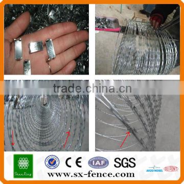 Alibaba China Factory Razor Barbed Wire/ Fake Razor Wire