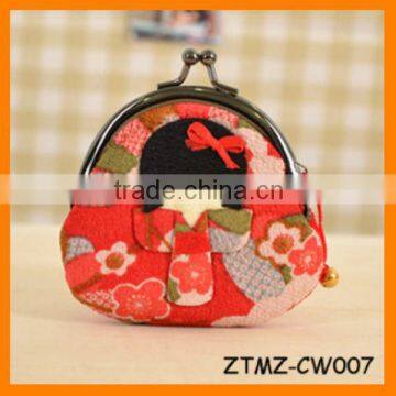 2014 Fashion Japanese Style Girl Lucky Cat Women Coin Wallet Wholesale ZTMZ-CW007