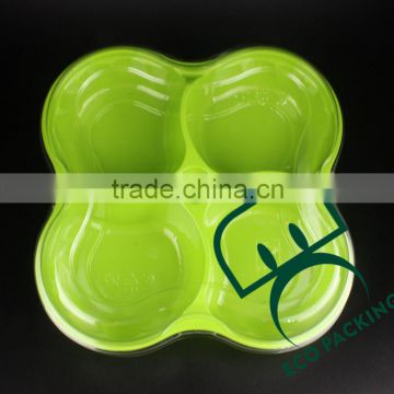 disposable four dividends Take away food packaging container