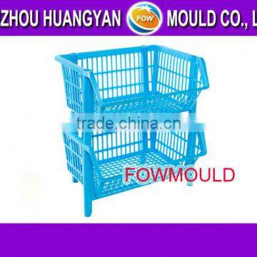 Hot selling plastic storage rack mould