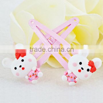 Cute rabbit Bobby Pins for lovely girls Hair Accessories