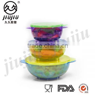 Baby Bowls With 3 Bright Colorful Bowls And 3 Lids Perfect For Babies And Toddlers