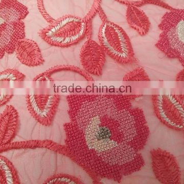 Cross Stitch Embroidery Garment Fabric