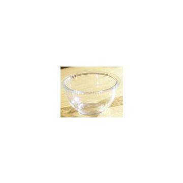 Large Borosilicate Clear Glass Salad Bowls Heat-Resistant 2000ml 1500ml