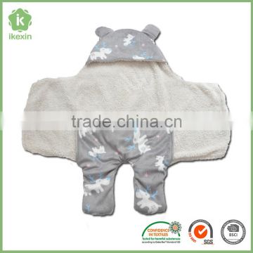 Comfortable Printed Fleece Blanket Baby Sleeping Bag