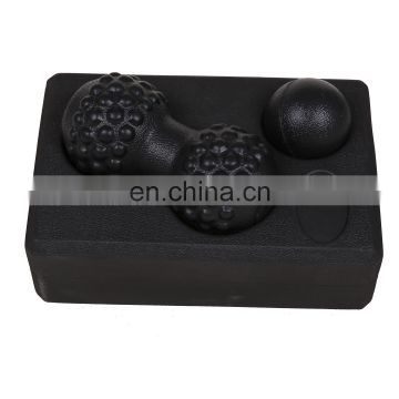 Chinese Newly designed Amazon Hot Selling Wholesale Exercise Equipment Customized Logo Eva Foam Yoga Block Yoga Massage Ball Set