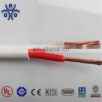 0.75mm 1.0mm 1.5mm 2.5mm 4mm 6mm 10mm Copper-core PVC insulated PVC sheathed flat wire and cable