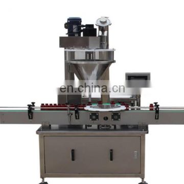 high Accuracy dry powder filling capping and labeling machine for bottle
