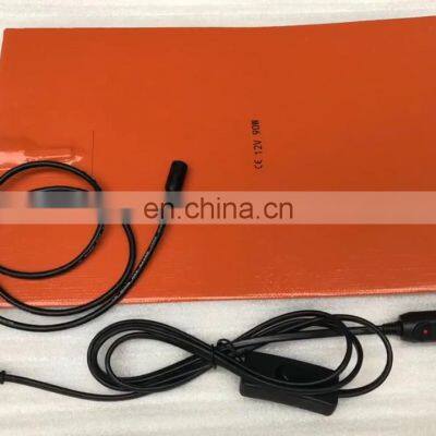 Electric flexible heating element 12v silicone rubber heater 200x200