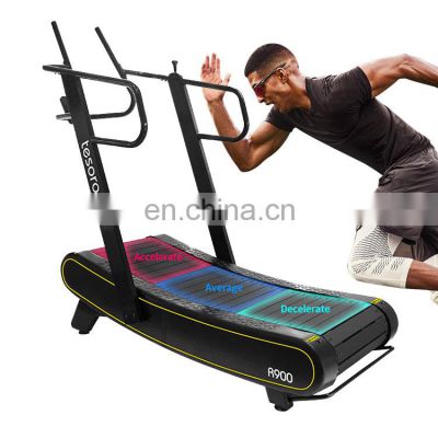 New design and very popular commercial curved treadmill Green Power treadmill woodway treadmill