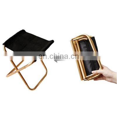 Light  Portable metal folding stool Outdoor hold up small Folding Chair