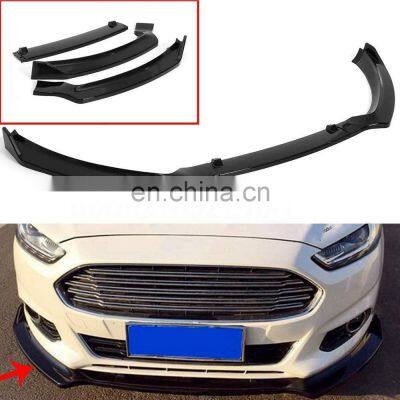 Car Parts 3pcs Front Bumper Lip For Ford Fusion Mondeo 2013 2014 2015 2016