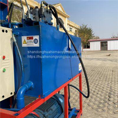 Hydraulic baler waste carton woven bag plastic bottle can baler small vertical hydraulic baler